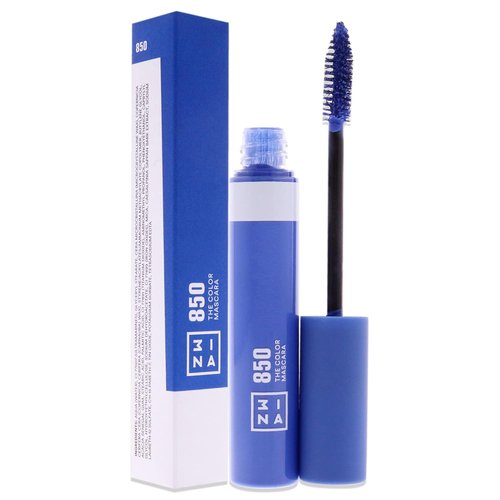 3INA The Color Mascara - Water-Resistant Voluminous Formula with Silicone Brush - Clump-Free & Pigmented - 0.47 oz