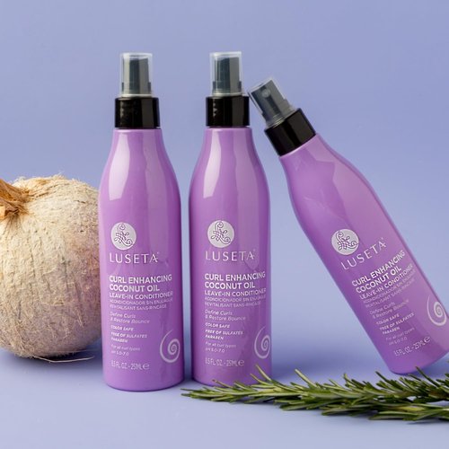Luseta Leave-In Conditioner for Curly Hair - Coconut Oil for Shine & Bounce | 8.5 Fl Oz