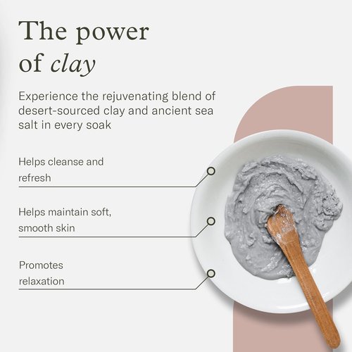 Enviromedica Magnetic Bentonite Clay Bath - Rejuvenating Soak with Himalayan Salt | 500g Body & Face Mask