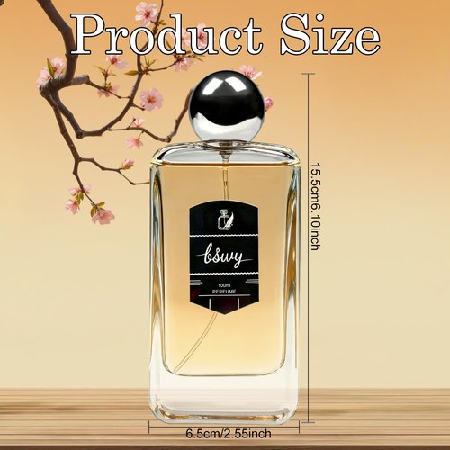 Perfume for Men - Eau De Parfum Long Lasting - Woody - Work & Night. Aromatic Scent - Blended with Lemon, Tea-Leaf, Jasmine, Vanilla, and Musk100ml/3.4 oz