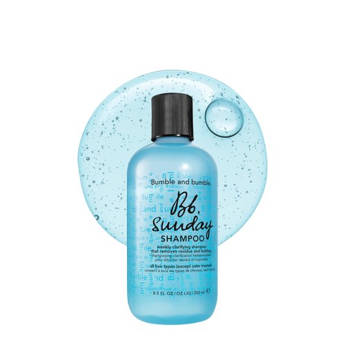Bumble and bumble. Sunday Weekly Clarifying Shampoo | Gently Deeply Cleanses | Removes Residue Excess Oil + Pollutants | Scalp Care | For All Curly, Wavy, Straight Hair | Standard Size, 8.5 Fl Oz