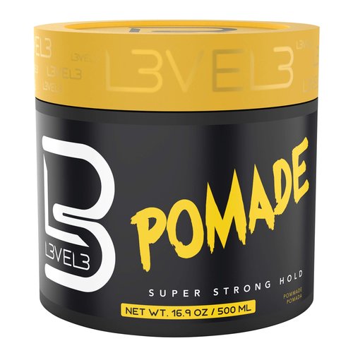 L3 Level 3 Pomade - Improves Hair Strength and Volume Long-Lasting Hold