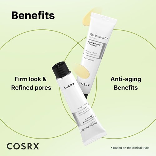COSRX Retinol 0.1% Cream - Anti-Aging Eye & Neck Treatment for Firm Skin | 0.67 Oz