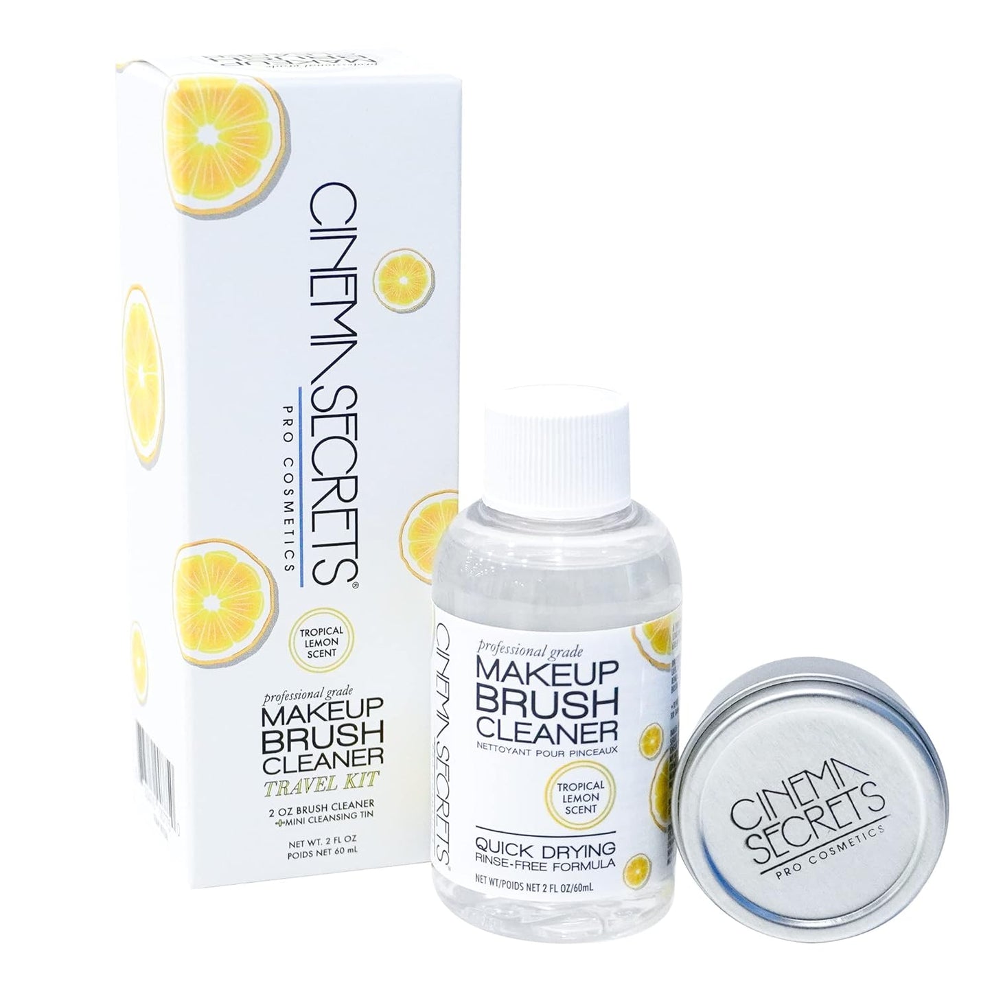 Cinema Secrets Professional Makeup Brush Cleaner - 8oz Kit for Effortless Brush Care