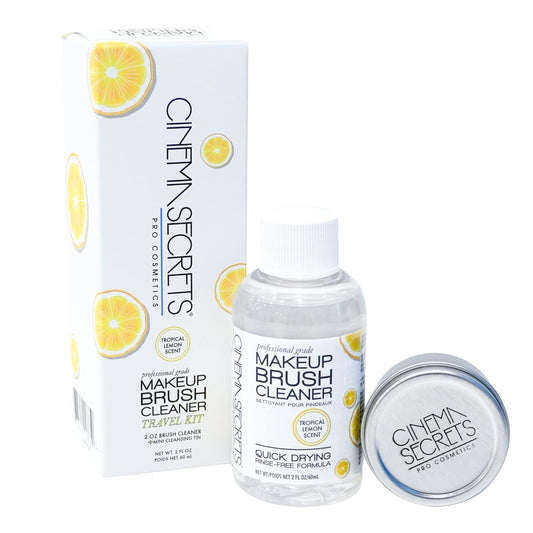 Cinema Secrets Professional Makeup Brush Cleaner - 8oz Kit for Effortless Brush Care