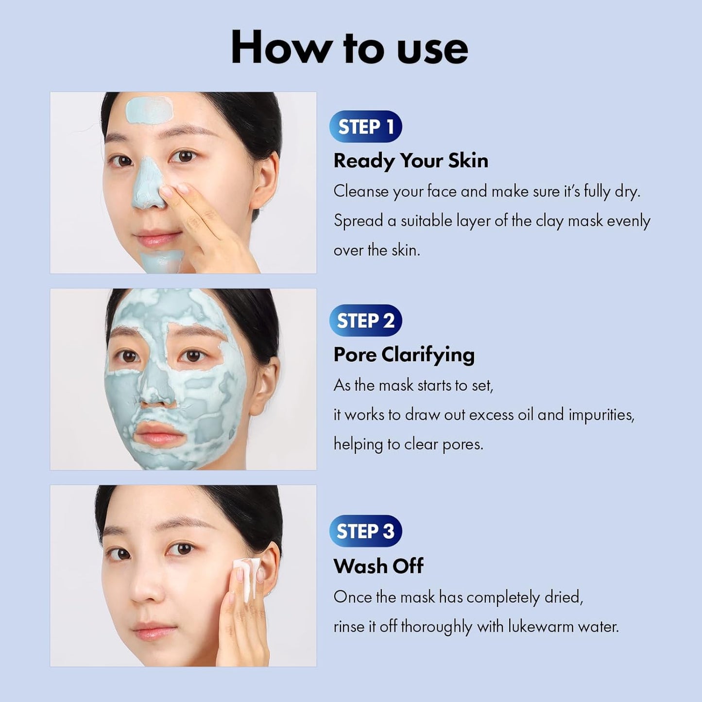 TOSOWOONG Real Blackhead Mud Mask - Pore-Purifying Clay for Deep Cleaning & Oil Control | 100 g / 3.52 oz.