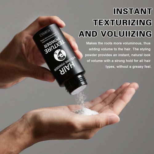 IONSGAKO 2PCS Hair Texture Styling Powder for Men & Women, Hair Texturizing & Volumizing Powder Add Instant Volume Long-Lasting Hold Non-Greasy Matte Finish for All Hair Types