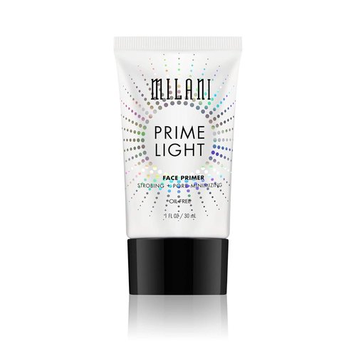 Milani Prime Light Strobing Face Primer - Vegan, Pore Minimizing Makeup for Flawless Skin Finish