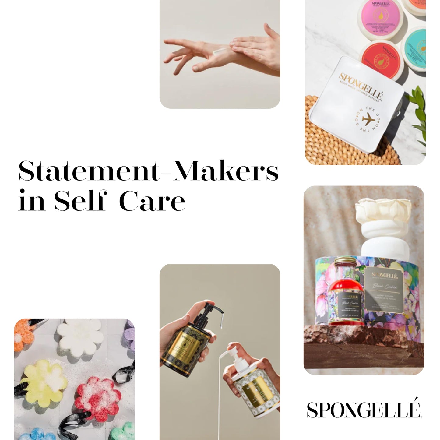 Spongelato Loofah Exfoliating Body Scrubber by Spongelle | Infused with Body Wash | Bath & Shower Loofah for Women | 14+ uses | Fior de Latte (Vanilla) Gelato Inspired