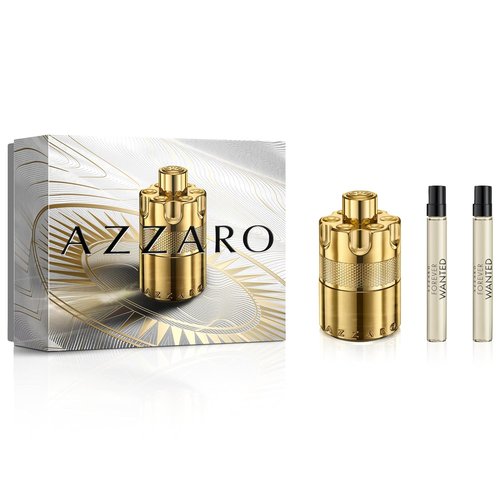 Azzaro Forever Wanted Elixir - Men's Cologne Gift Set | 3-Piece Set with 100ml Fragrance & 2 Travel Sprays