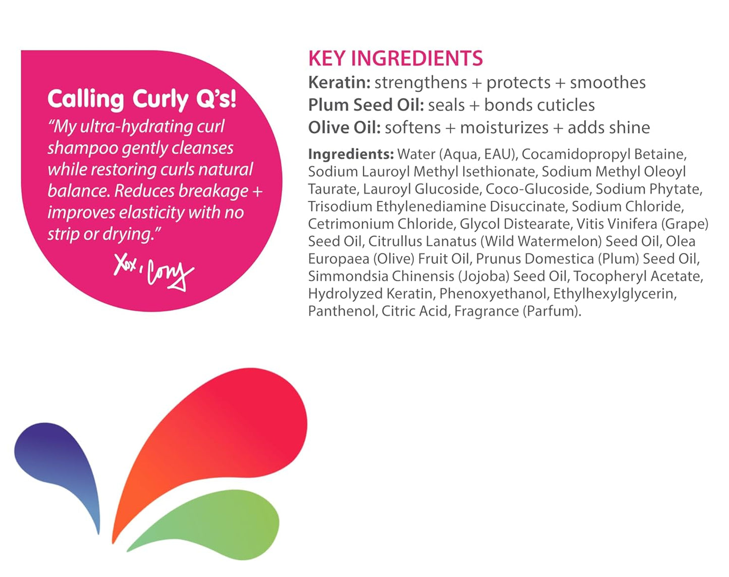 SoCozy Curl Shampoo - Ultra-Hydrating Cleanser for Kids' Hair | Sweet-Crème, 10.5 Fl Oz