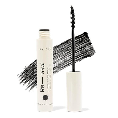 HALEYS Re-veal Lash Extension Mascara - Lengthening & Curling Black Formula for Fuller, Defined Lashes