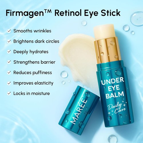 MAREE Under Eye Balm Stick - Retinol & Ceramide Complex for Dark Circles & Wrinkles | Hydrating Brightener