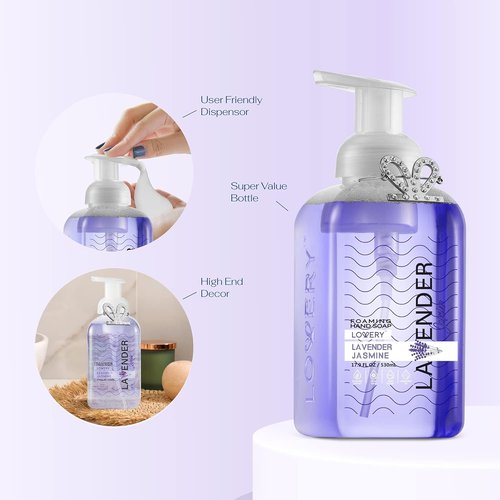 Foaming Hand Soap 10 Pack - Moisturizing Aloe Vera & Essential Oils | Alcohol-Free Citrus Blend