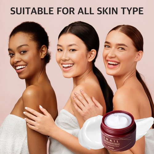 eyeNlip Snail Repair Eye Cream - Anti-Aging Hydrating Formula with Snail Mucin & Peptides | 1.01 fl oz