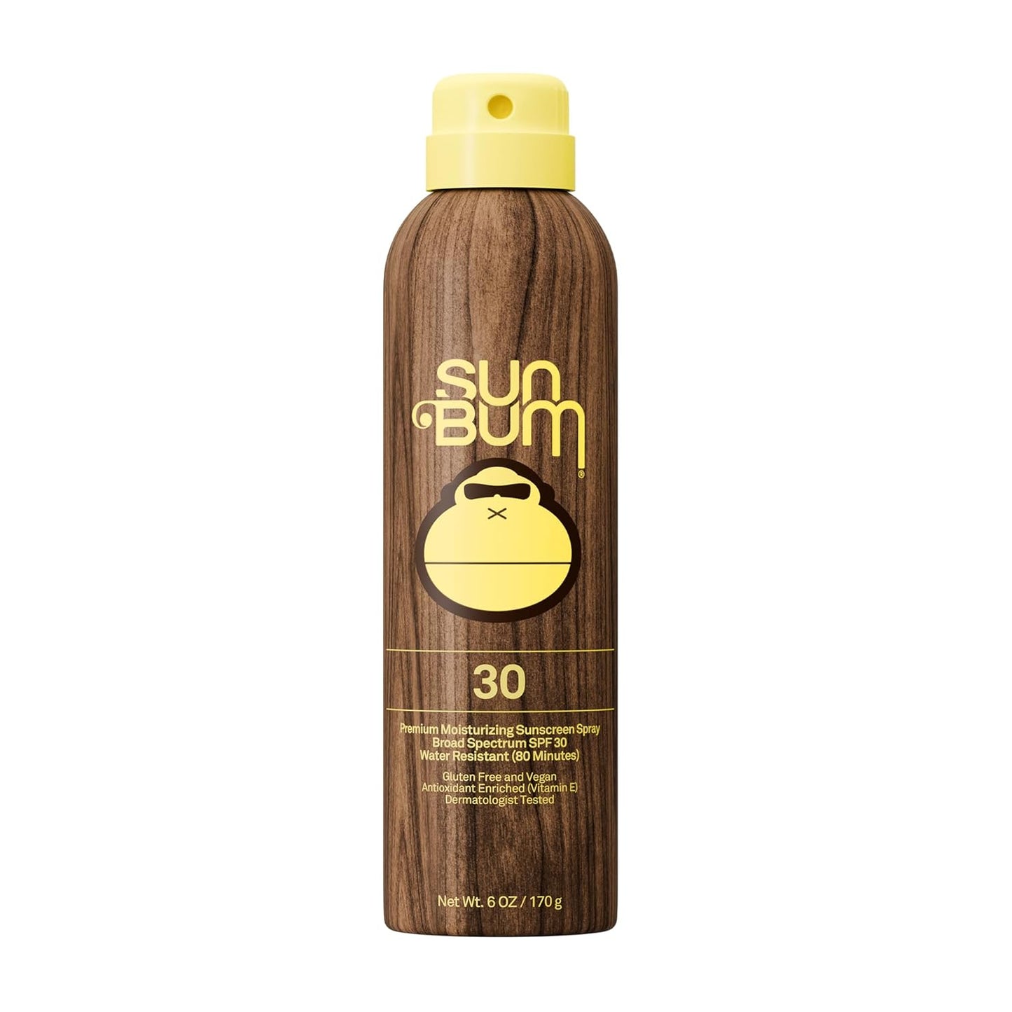 Sun Bum Original SPF 30 Sunscreen Body Spray - Moisturizing Broad Spectrum Protection with Vitamin E - 6 oz