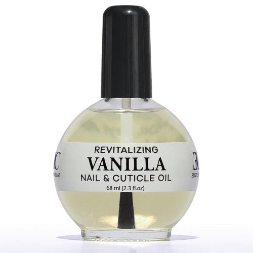 Ellie Chase Moisturizing Cuticle & Nail Care Oil - Vanilla Scented, Infused with Jojoba & Aloe, 2.3 Fl Oz | Hydrates, Repairs & Strengthens Nails