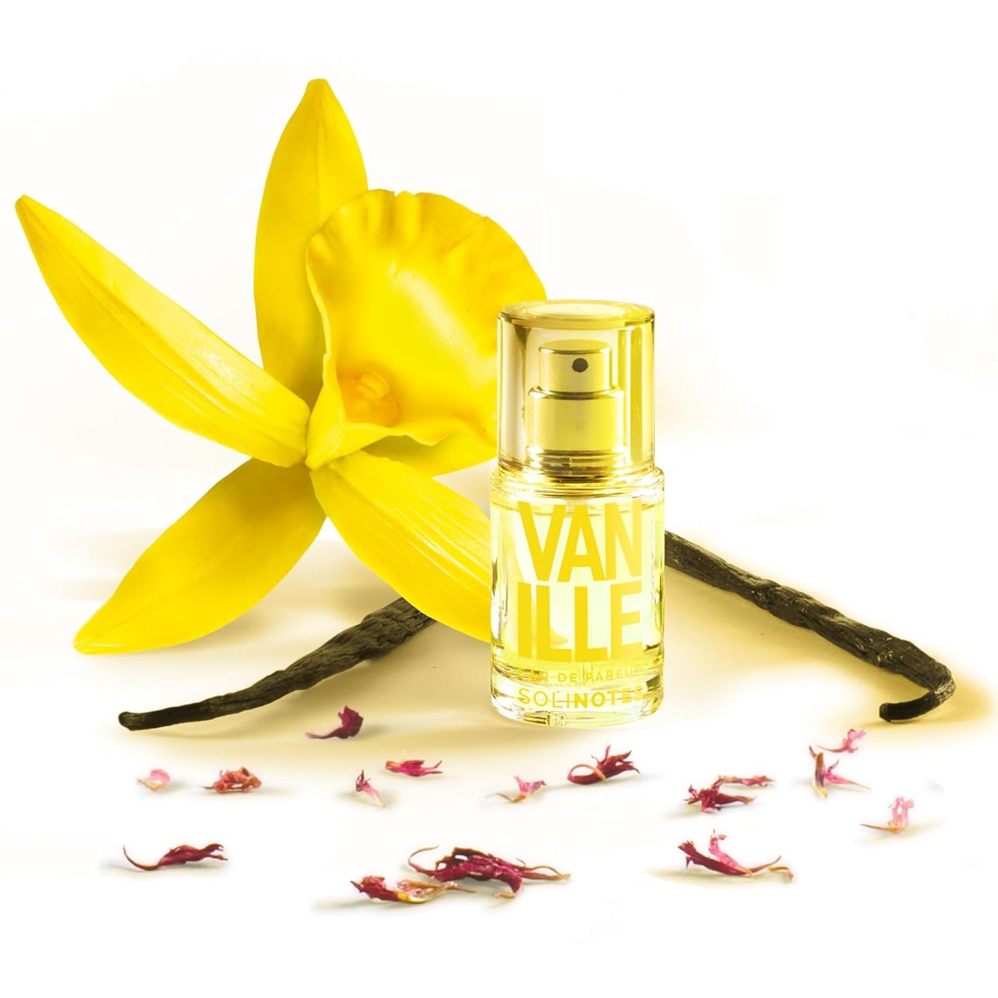 SOLINOTES Vanilla Perfume for Women - Delicate Floral Eau De Parfum | Vegan & Made in France - 0.5 fl. oz