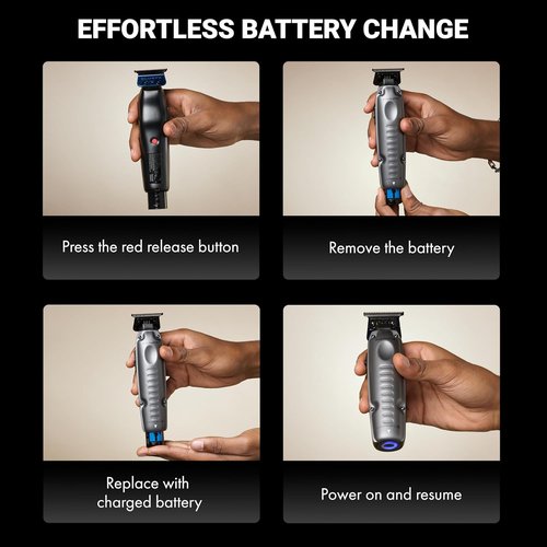 FXONE LO-PROFX Professional Cordless Trimmers - Interchangeable Battery for Ultimate Convenience
