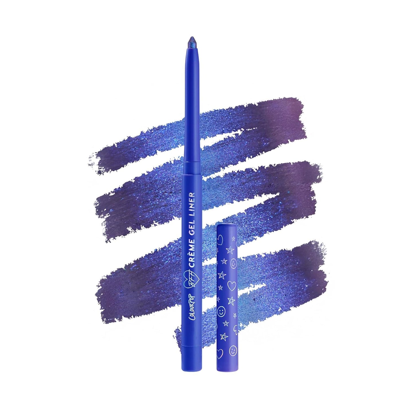 ColourPop Crème Gel Waterproof Chrome Eyeliner - 18HR Smudge-Proof, Ultra-Pigmented Pencil - Ventura Blvd (0.01 oz)