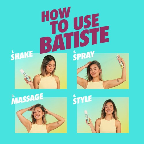 Batiste Dry Shampoo - Rose Gold Waterless Shampoo for Refreshing Hair & Absorbing Oil | 5.71 oz Bottle