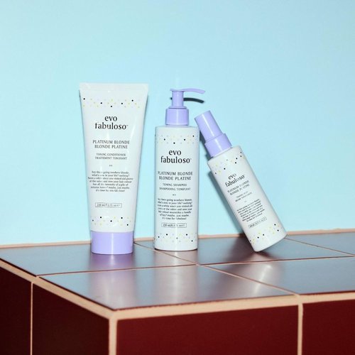 EVO Fabuloso Platinum Toning Conditioner - Reduces Brass, Adds Shine & Repairs - 1 fl oz Travel Size