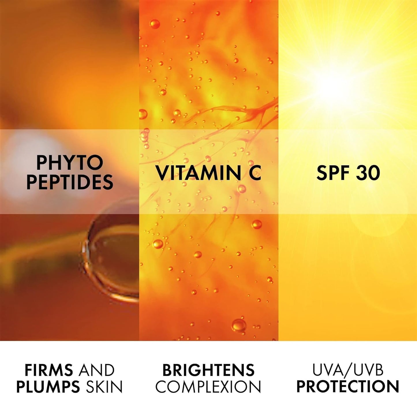Vichy LiftActiv Peptide-C Face Sunscreen Moisturizer - SPF 30 Anti-Aging Cream with Peptides & Vitamin C