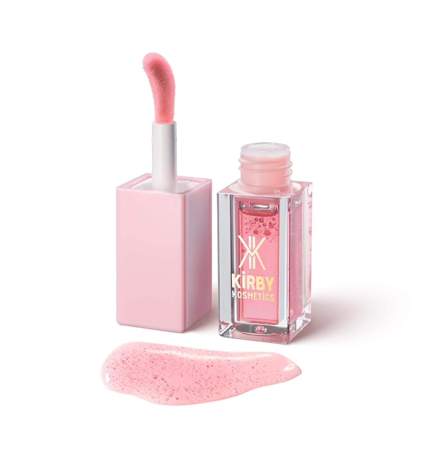DivineDiva Lip Oil - Hydrating & Moisturizing High-Shine Gloss with Hyaluronic, Coconut & Argan Oils | Vegan Peach Empress
