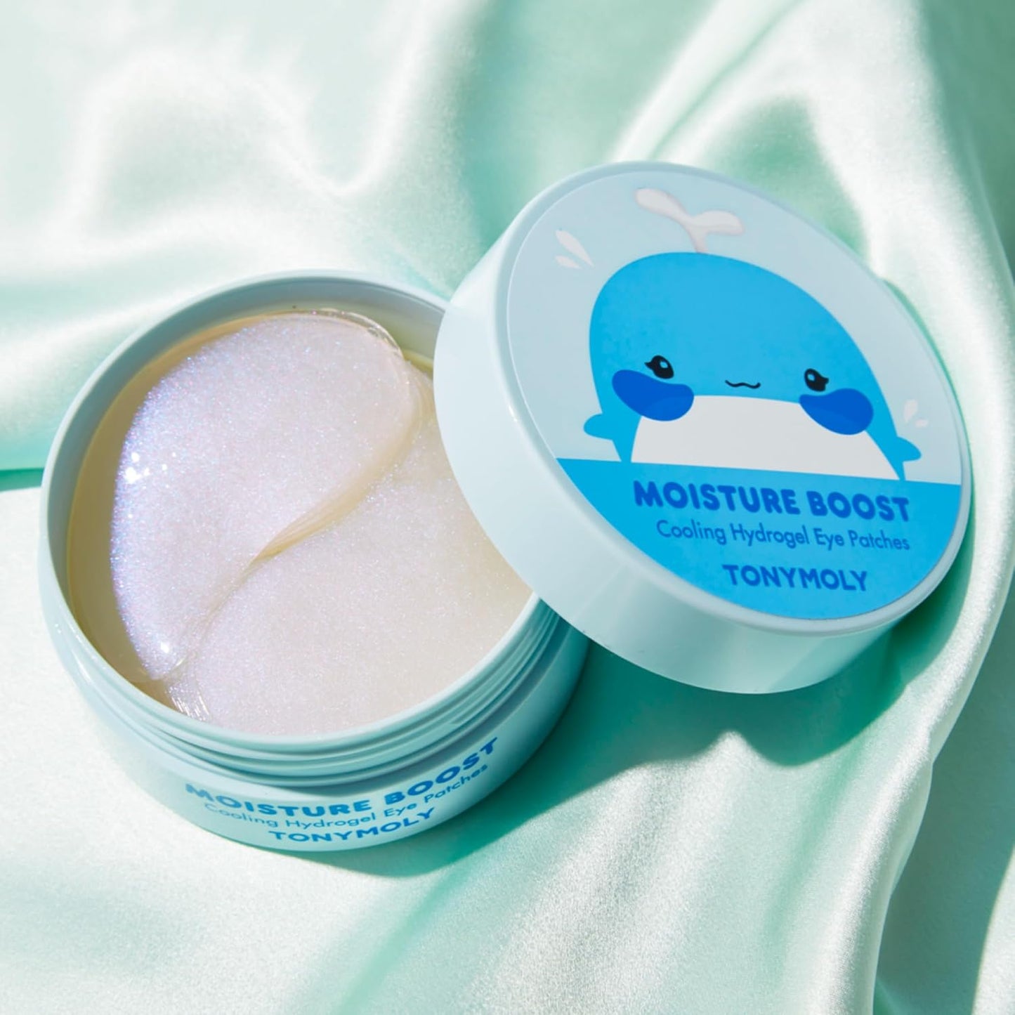 TONYMOLY Cooling Hydrogel Under Eye Patches - Moisture Boost Treatment with Retinol & Collagen | 30 Pairs