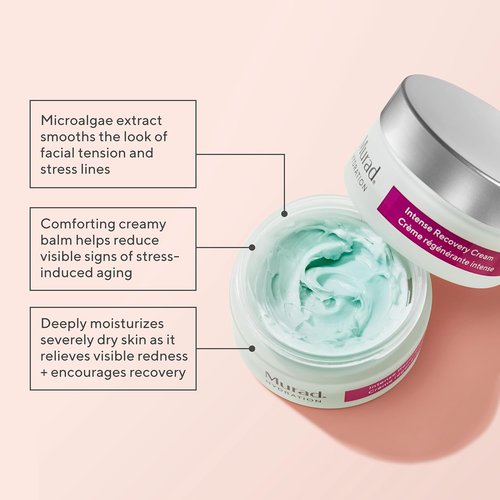 Murad Intense Recovery Cream - Deep Hydration for Severely Dry & Stressed Skin - 1.7 Fl Oz
