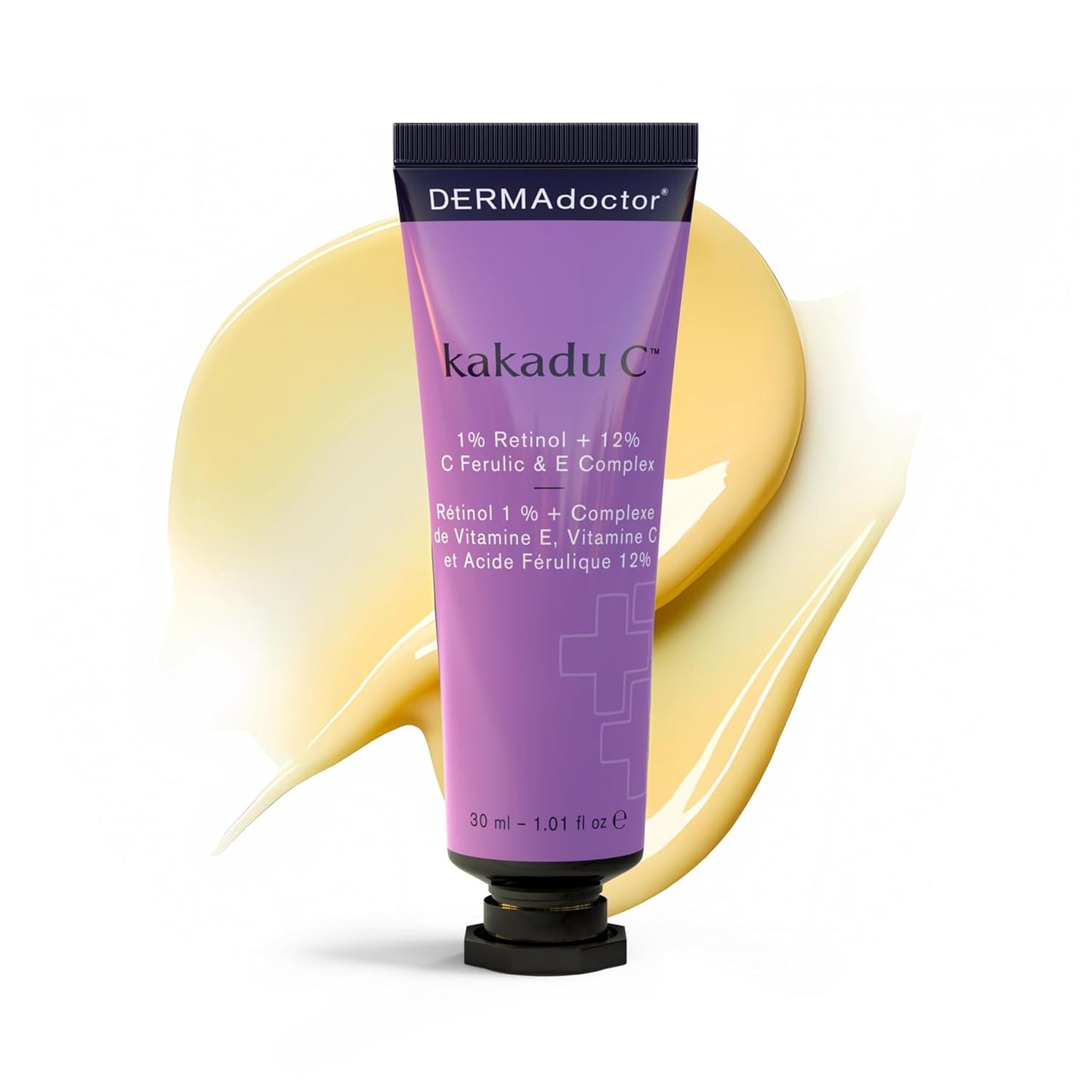 DERMAdoctor Retinol Cream - Anti-Aging Facial Moisturizer with Vitamin C & E | 1% Retinol for Dullness & Fine Lines