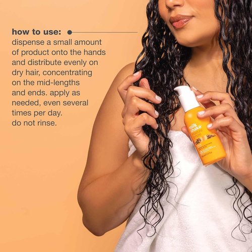 Milk_Shake Moisture & More Serum - Hydrating Leave-In Treatment for Dry Hair | With Milk Proteins & Hyaluronic Acid | 3.4 Fl Oz