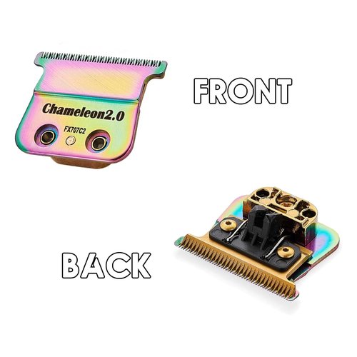 Babyliss PRO Replacement Blade - Compatible with FX707Z DLC 2.0 Trimmer FX787 & FX726 | 2 Pcs Chameleon