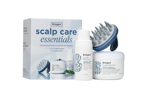 Briogeo Scalp Revival Scalp Care Essentials Set - Detox & Hydrate with Charcoal & Tea Tree | Vegan & Cruelty-Free