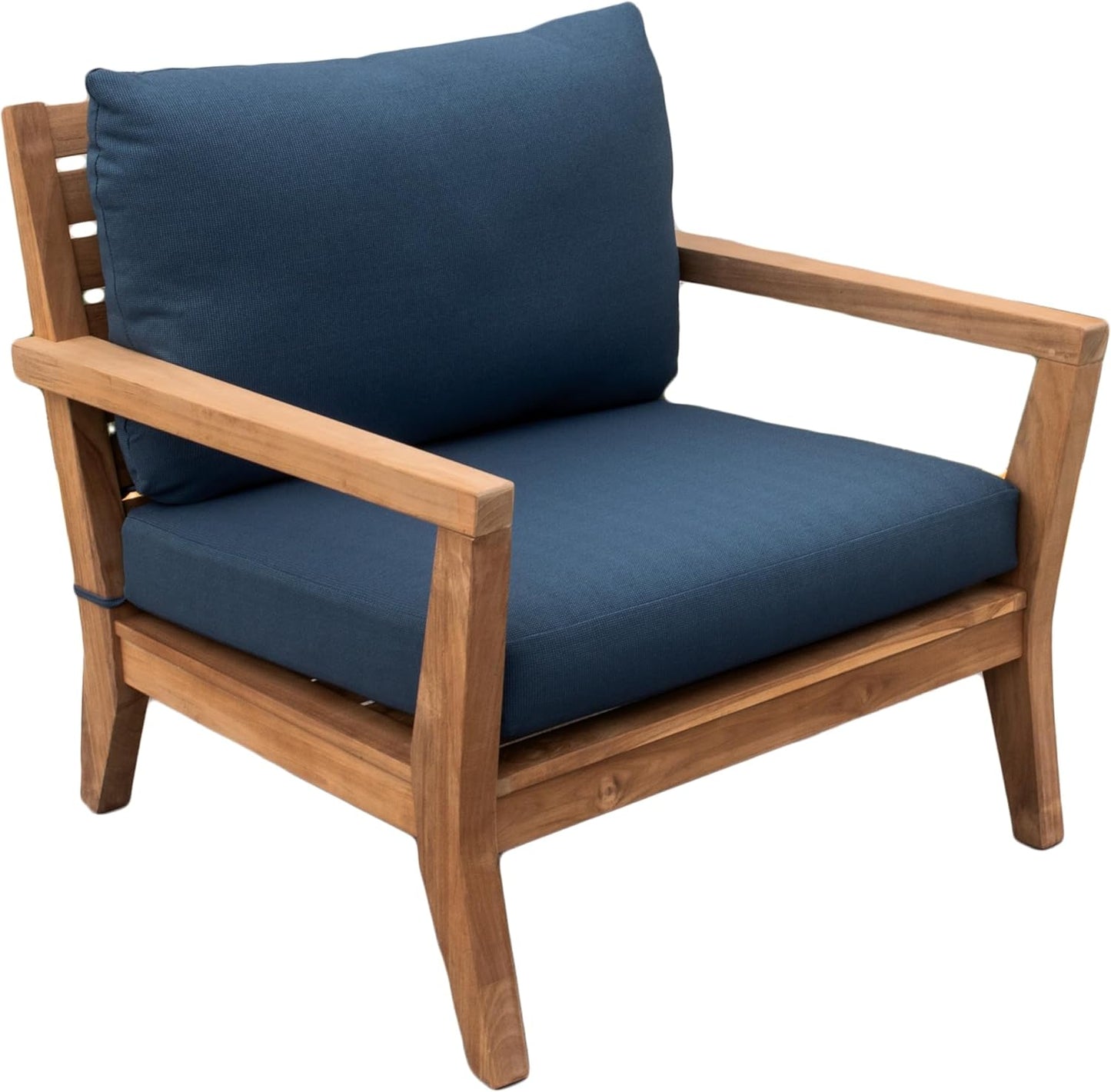Tommy Bahama Outdoor Lounge Chair Cushion Set - Sunbrella® Fabric, Bamboo Bay Cobalt Color