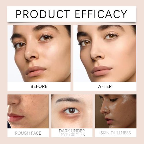 Korea Flawless Eraser Foundation Stick,Cooklesa Hydrating Lightweight Foundation Stick with Brush,Multiuse Foundation Stick Makeup Lightweight,Foundation Stick Makeup Built-In Foundation Brush (#4, 1)