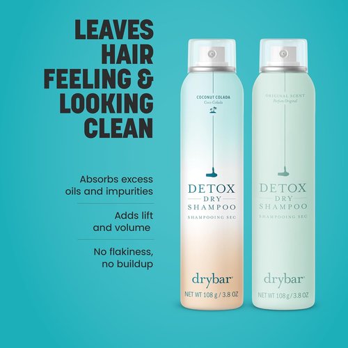 Clean Sweep Detox Duo Kit - Holiday Gift Set with Coconut Colada & Original Dry Shampoo - 2 x 3.8 oz Cans
