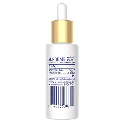 Head & Shoulders Supreme with Argan Oil and Vitamin E, Hydrating Scalp Serum, Fresh, 1.3 Fl Oz
