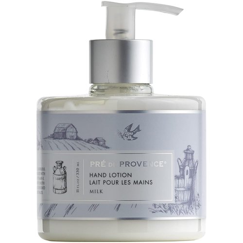 Pre de Provence Hand Lotion - Shea Butter Enriched, Silky Smooth Formula, Milk Scent, 11 Fl Oz