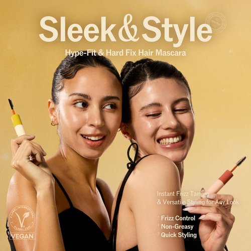 Hard Fix Hair Mascara - Strong Hold Taming Wand for Precision Styling | Non-Greasy All-Day Fix
