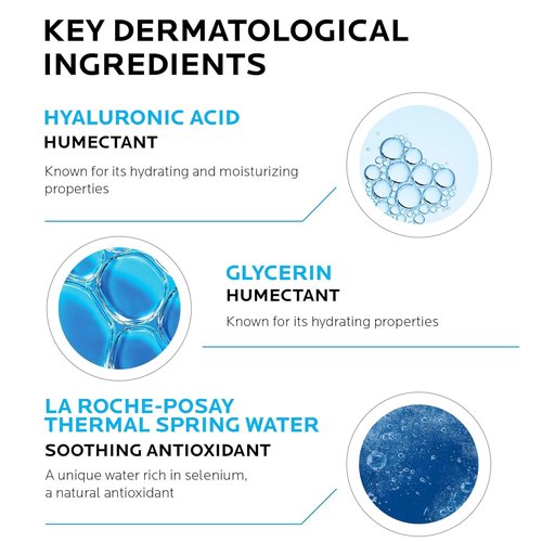 La Roche-Posay Hydraphase Intense Hyaluronic Acid Eye Cream - Reduces Puffiness & Bags, 0.5 Fl Oz