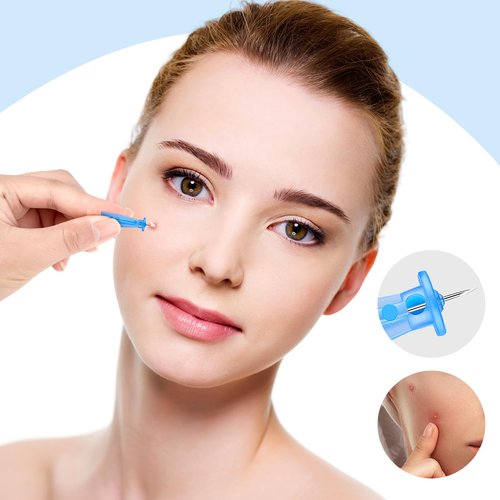 Sterile Needles for Pimples, 100Pcs Disposable Acne Needles Effective Blemish and Blackhead Removal Tools for Clear Skin