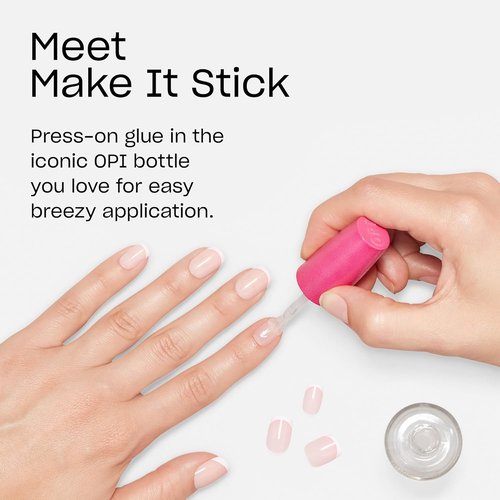 OPI Nail Adhesive Glue & Press-On Tabs - 120 Count | Vegan, Fast-Drying Formula for 14 Days of Wear