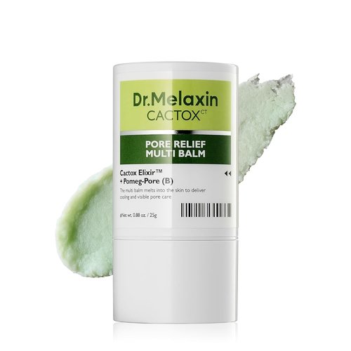 Dr. Melaxin Cactox Pore Relief Balm Stick - Cooling & De-Puffing Formula with Zinc PCA & Cactus Extract, 0.88 oz