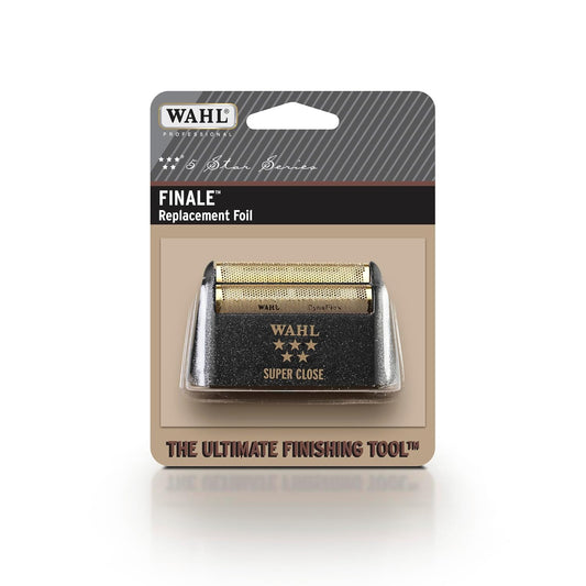 Wahl Professional 5 Star Finale Shaver - Super Close Gold Foil for Bump-Free Shaving | Model 7043-100
