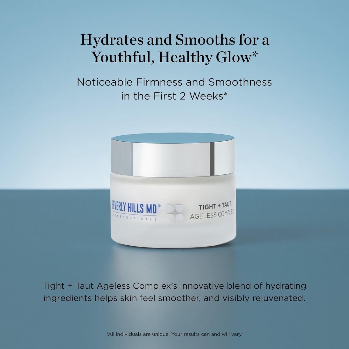 Beverly Hills MD Tight + Taut Ageless Complex - Hydrating Anti-Aging Face Cream with Peptides | 50ml