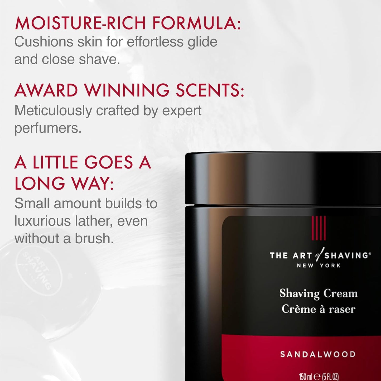 The Art of Shaving Shaving Cream - Luxurious Hydration for Smooth Skin | 6 oz