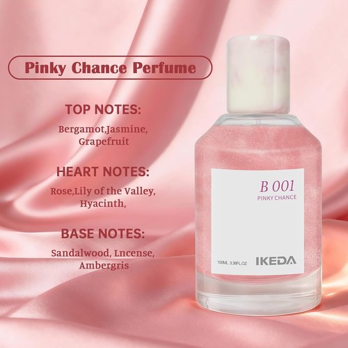 Ikeda Women's Eau de Parfum - Long-Lasting Floral Fragrance with Rose, Sandalwood & Jasmine | 100 ml Gift Size