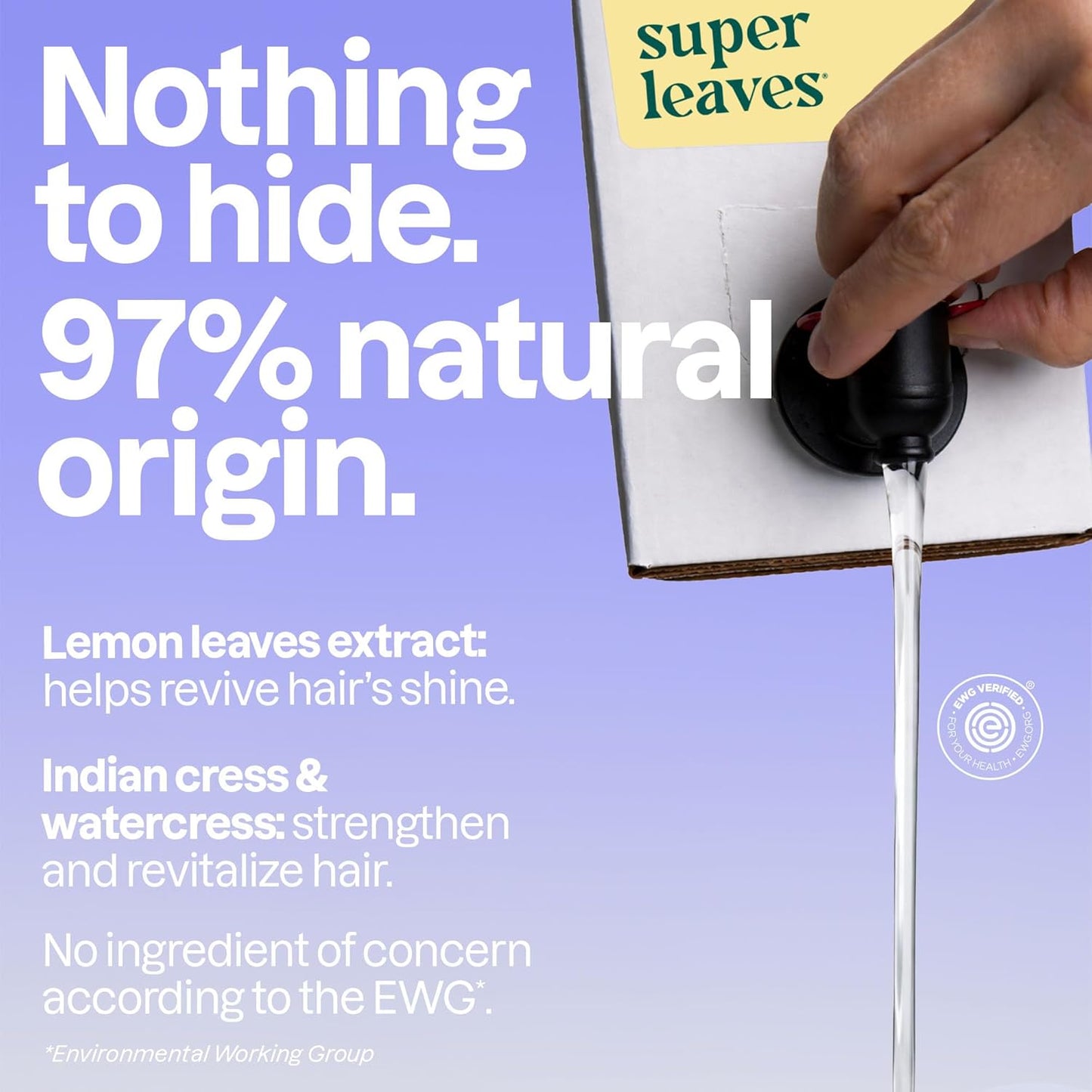 ATTITUDE Clarifying Hair Shampoo - EWG Verified Vegan & Cruelty-Free | Lemon Leaves & White Tea, 67.6 Fl Oz