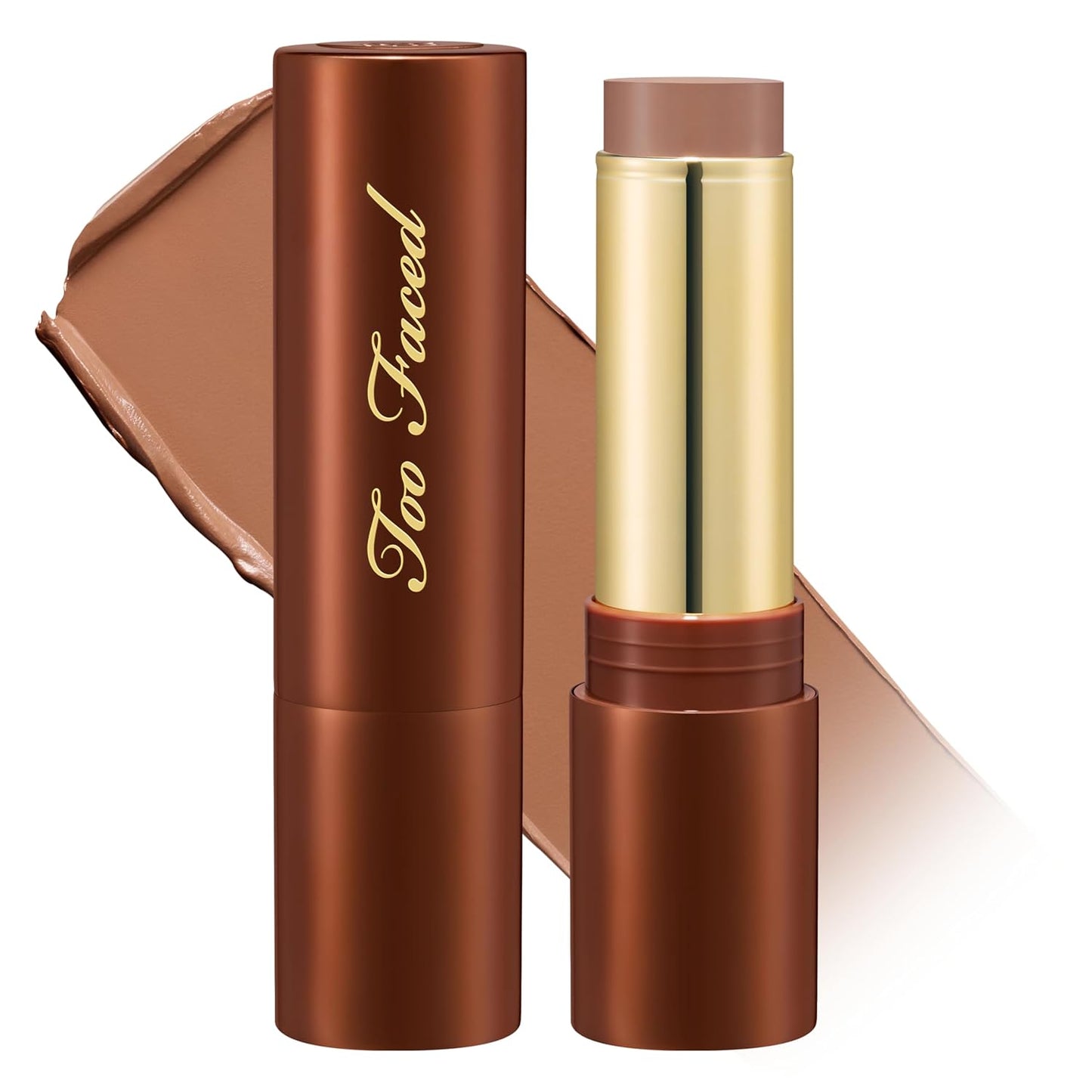 Too Faced Chocolate Soleil Bronzing & Sculpting Stick - Multi-Use Cream Contour, Lightweight Satin Finish, 0.28 Ounce